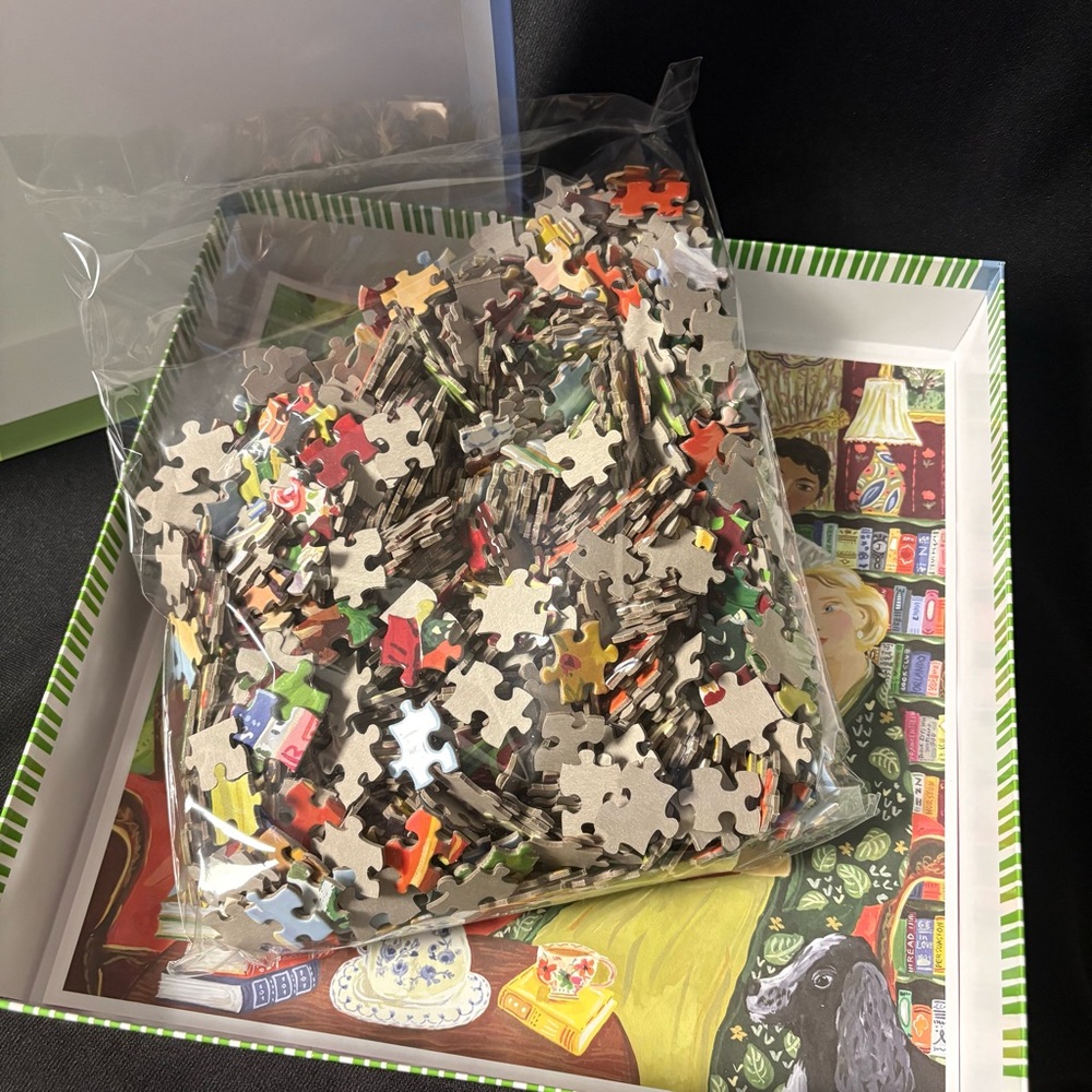 Jane Austen's Book Club 1000 Piece Puzzle NWT - Picture 2 of 6